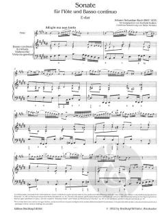 Sonate in E-Dur BWV 1035 von Johann Sebastian Bach 