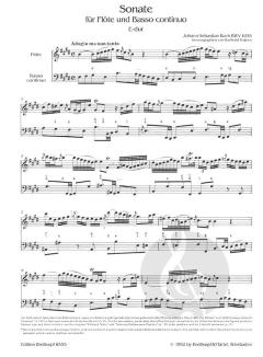 Sonate in E-Dur BWV 1035 von Johann Sebastian Bach 