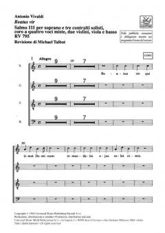 Beatus Vir. Salmo 111 von Antonio Vivaldi 