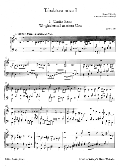 Tabulatura Nova SSWV 102-126 Teil 1 von Samuel Scheidt 