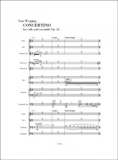 Concertino per Violoncello Ed Ensemble, Op. 26 (19 (Guo Wenjing) 