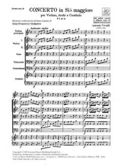 Concerto B-Dur F 1/15 T 64 RV 380 (Antonio Vivaldi) 