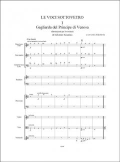 Le Voci Sottovetro Elaborazioni Da Carlo Gesualdo von Salvatore Sciarrino 