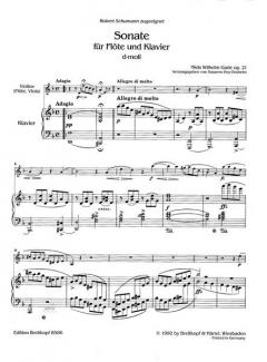 Sonate Nr. 2 d-moll op. 21 von Niels Wilhelm Gade 