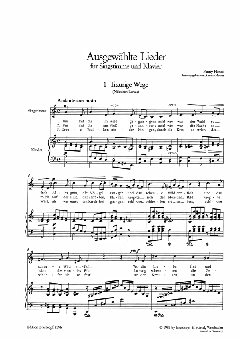 Ausgewählte Lieder Band 2 von Fanny Hensel 