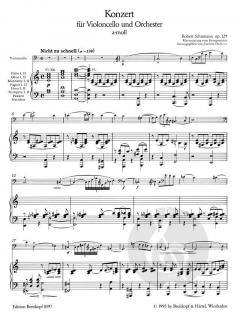 Violoncellokonzert a-moll op. 129 von Robert Schumann im Alle Noten Shop kaufen