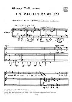 Un Ballo In Maschera: Ma Dall'Arido Stelo Divulsa von Giuseppe Verdi 