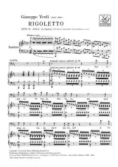 Cortigiani Vil Razza Dannata (Rigoletto) von Giuseppe Verdi 