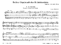 Berliner Orgelmusik des 19. Jahrhunderts von A Sieling im Alle Noten Shop kaufen