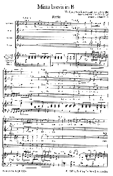Missa brevis B-Dur KV 275 (W.A. Mozart) 