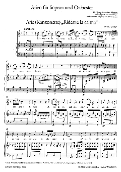 Sämtliche Konzert-Arien für Sopran Band 2 von Wolfgang Amadeus Mozart 