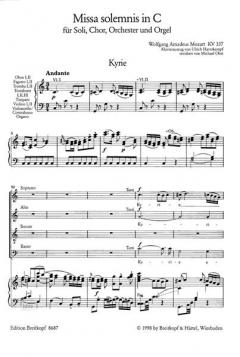 Missa solemnis in C-Dur KV 337 (W.A. Mozart) 