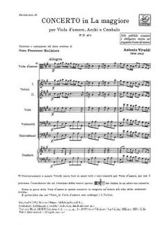 Concerto A-Dur F 2/1 T 189 (Antonio Vivaldi) 