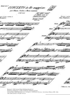 Concerto D-Dur F 12/43 T 355 (Antonio Vivaldi) 