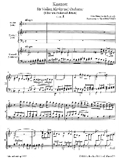 Konzert d-moll von Felix Mendelssohn Bartholdy 