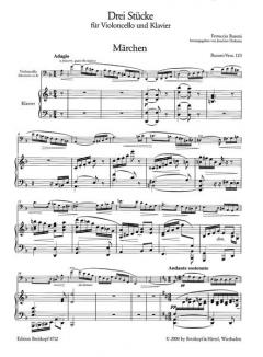3 Stücke von Joachim Draheim für Violoncello und Klavier (Busoni-Verz. 123, 196, 237) im Alle Noten Shop kaufen