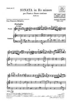 Sonate D-Moll F 15/5 T 517 von Antonio Vivaldi 