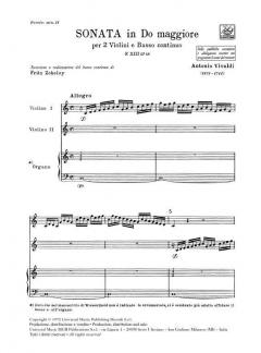 Sonate C-Dur F 13/48 T 528 von Antonio Vivaldi 