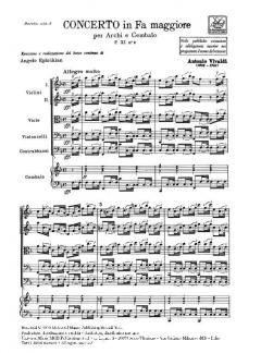 Concerto F-Dur F 11/2 T 6 (Antonio Vivaldi) 