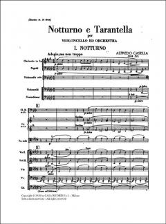 Notturno e Tarantella per Violoncello e Orchestra von Alfredo Casella 