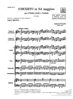 Concerto G-Dur F 1/6 T 27 (Antonio Vivaldi) 