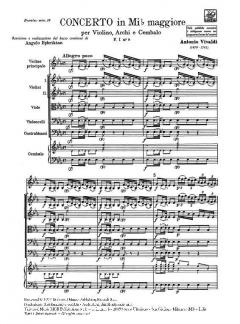 Concerto Es-Dur F 1/9 T 38 RV 254 (Antonio Vivaldi) 