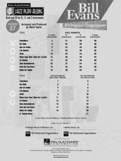 Jazz Play-Along Vol. 37: Bill Evans 10 Original Compositions im Alle Noten Shop kaufen