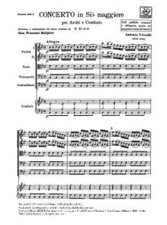Concerto B-Dur F 11/12 T 50 (Antonio Vivaldi) 