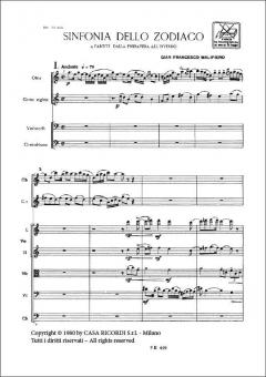 Sinfonia Dello Zodiaco. 4 Partite Dalla Primavera All von Gian Francesco Malipiero 