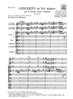 Concerto G-Moll F 1/98 T 207 (Antonio Vivaldi) 