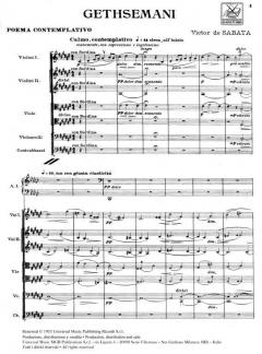 Gethsemani von Victor de Sabata 