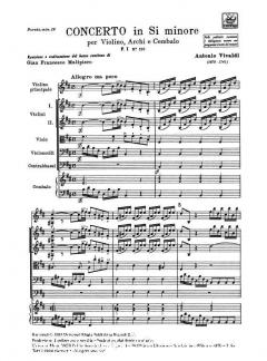 Concerto H-Moll F 1/115 T 260 RV 386 (Antonio Vivaldi) 