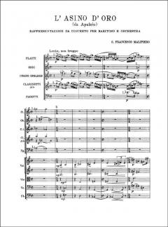 Asino D'Oro Rappresentazione Da Concerto von Gian Francesco Malipiero 