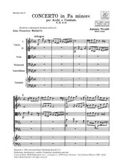 Concerto F-Moll F 11/35 T 289 (Antonio Vivaldi) 