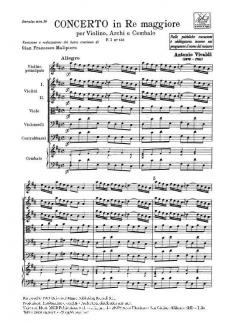 Concerto D-Dur F 1/133 T 306 RV 233 (Antonio Vivaldi) 