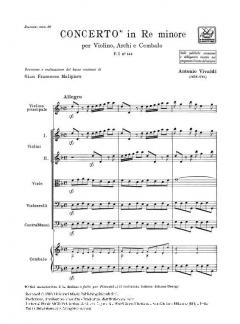 Concerto D-Moll F 1/143 T 325 RV 237 (Antonio Vivaldi) 