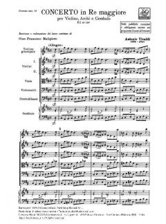 Concerto D-Dur F 1/158 T 343 RV 224 (Antonio Vivaldi) 