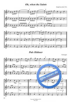 Ensemblespiel Blockflöte Heft 4: Oh when The Saints (Willibald Lutz) 