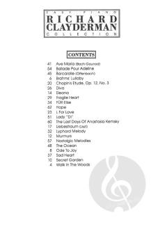 Easy Piano Collection von Richard Clayderman 