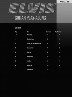 Guitar Play-Along Vol. 26: Elvis von Elvis Presley 