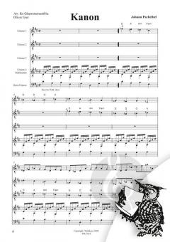 Kanon und Gigue für vier Gitarren und Bass (Johann Pachelbel) 