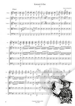 Konzert G-Dur von Johann Ludwig Krebs 