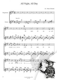 Fünf weihnachtliche Spirituals für Singstimme und Gitarre von P. M. Schmidt 