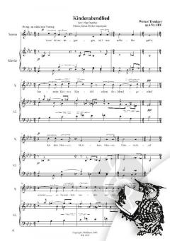 Drei Lieder für Sopran op. 4 von Werner Trenkner 