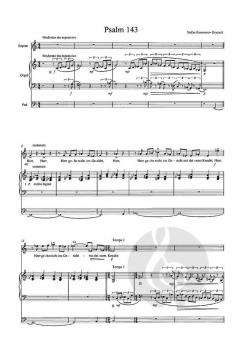 Psalm 143 für Sopran und Orgel von Stefan Kammerer-Graetsch 