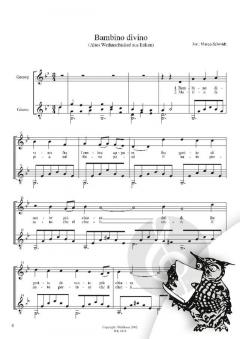 11 Weihnachtslieder für Singstimme und Gitarre von P. M. Schmidt 