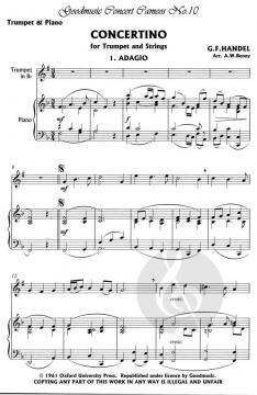 Concertino von Georg Friedrich Händel 