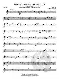 Favorite Movie Themes Alto Sax 