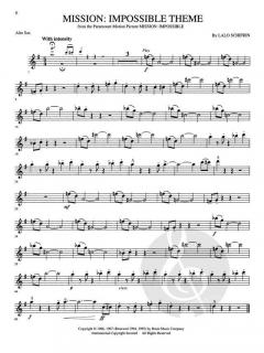 Favorite Movie Themes Alto Sax 