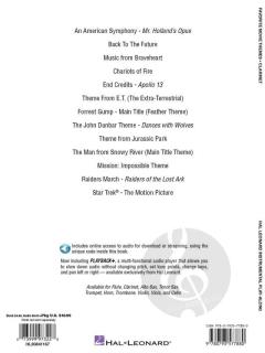 Favorite Movie Themes Clarinet 